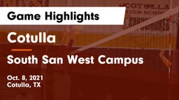 Cotulla  vs South San West Campus Game Highlights - Oct. 8, 2021