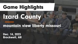 Izard County  vs mountain view liberty missouri Game Highlights - Dec. 14, 2023