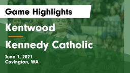 Kentwood  vs Kennedy Catholic  Game Highlights - June 1, 2021