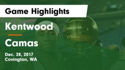 Kentwood  vs Camas  Game Highlights - Dec. 28, 2017