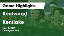 Kentwood  vs Kentlake  Game Highlights - Jan. 4, 2019