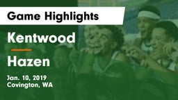 Kentwood  vs Hazen  Game Highlights - Jan. 10, 2019