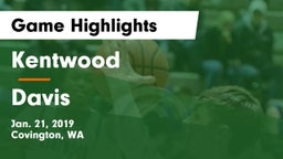 Kentwood  vs Davis  Game Highlights - Jan. 21, 2019