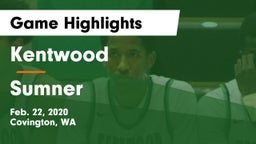 Kentwood  vs Sumner  Game Highlights - Feb. 22, 2020