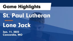 St. Paul Lutheran  vs Lone Jack  Game Highlights - Jan. 11, 2022