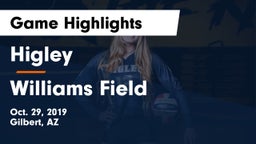 Higley  vs Williams Field  Game Highlights - Oct. 29, 2019