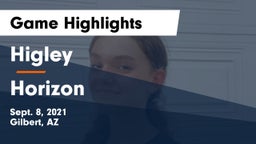 Higley  vs Horizon  Game Highlights - Sept. 8, 2021
