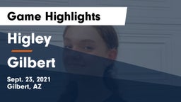 Higley  vs Gilbert  Game Highlights - Sept. 23, 2021