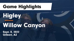 Higley  vs Willow Canyon  Game Highlights - Sept. 8, 2022