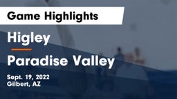 Higley  vs Paradise Valley  Game Highlights - Sept. 19, 2022