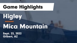 Higley  vs Mica Mountain Game Highlights - Sept. 23, 2022