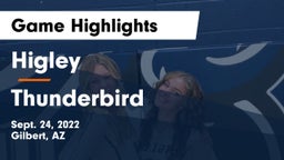 Higley  vs Thunderbird  Game Highlights - Sept. 24, 2022