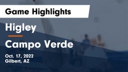 Higley  vs Campo Verde  Game Highlights - Oct. 17, 2022