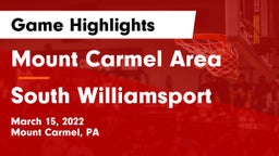 Mount Carmel Area  vs South Williamsport  Game Highlights - March 15, 2022