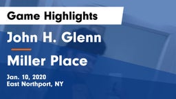 John H. Glenn  vs Miller Place  Game Highlights - Jan. 10, 2020