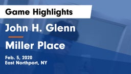 John H. Glenn  vs Miller Place  Game Highlights - Feb. 5, 2020