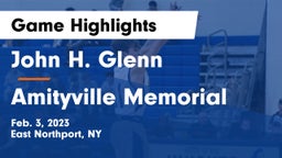 John H. Glenn  vs Amityville Memorial  Game Highlights - Feb. 3, 2023
