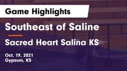 Southeast of Saline  vs Sacred Heart  Salina KS Game Highlights - Oct. 19, 2021
