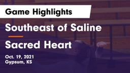 Southeast of Saline  vs Sacred Heart  Game Highlights - Oct. 19, 2021