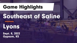 Southeast of Saline  vs Lyons  Game Highlights - Sept. 8, 2022