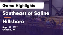 Southeast of Saline  vs Hillsboro  Game Highlights - Sept. 10, 2022