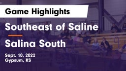 Southeast of Saline  vs Salina South  Game Highlights - Sept. 10, 2022