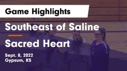 Southeast of Saline  vs Sacred Heart  Game Highlights - Sept. 8, 2022