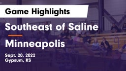 Southeast of Saline  vs Minneapolis  Game Highlights - Sept. 20, 2022