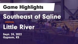 Southeast of Saline  vs Little River  Game Highlights - Sept. 24, 2022