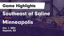 Southeast of Saline  vs Minneapolis  Game Highlights - Oct. 1, 2022