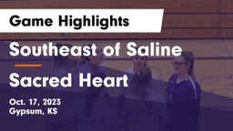 Southeast of Saline  vs Sacred Heart  Game Highlights - Oct. 17, 2023