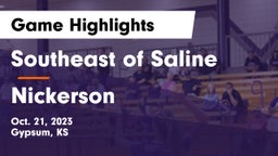 Southeast of Saline  vs Nickerson  Game Highlights - Oct. 21, 2023