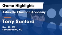 Asheville Christian Academy  vs Terry Sanford  Game Highlights - Dec. 28, 2021