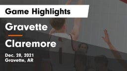 Gravette  vs Claremore  Game Highlights - Dec. 28, 2021
