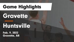 Gravette  vs Huntsville  Game Highlights - Feb. 9, 2022