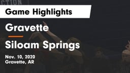 Gravette  vs Siloam Springs  Game Highlights - Nov. 10, 2020