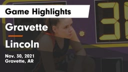 Gravette  vs Lincoln  Game Highlights - Nov. 30, 2021