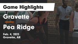 Gravette  vs Pea Ridge  Game Highlights - Feb. 4, 2023