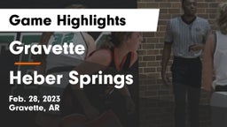 Gravette  vs Heber Springs  Game Highlights - Feb. 28, 2023