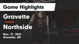 Gravette  vs Northside  Game Highlights - Nov. 27, 2023