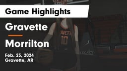 Gravette  vs Morrilton  Game Highlights - Feb. 23, 2024