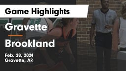 Gravette  vs Brookland  Game Highlights - Feb. 28, 2024
