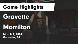 Gravette  vs Morrilton  Game Highlights - March 2, 2024
