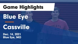 Blue Eye  vs Cassville  Game Highlights - Dec. 14, 2021