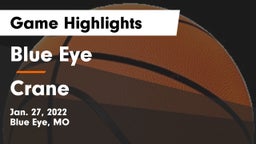 Blue Eye  vs Crane  Game Highlights - Jan. 27, 2022