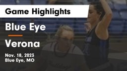 Blue Eye  vs Verona  Game Highlights - Nov. 18, 2023