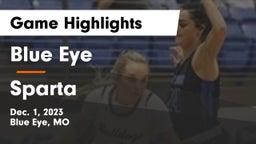 Blue Eye  vs Sparta  Game Highlights - Dec. 1, 2023