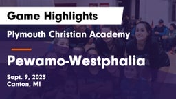 Plymouth Christian Academy  vs Pewamo-Westphalia  Game Highlights - Sept. 9, 2023