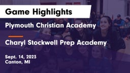 Plymouth Christian Academy  vs Charyl Stockwell Prep Academy Game Highlights - Sept. 14, 2023