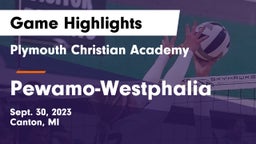 Plymouth Christian Academy  vs Pewamo-Westphalia  Game Highlights - Sept. 30, 2023
